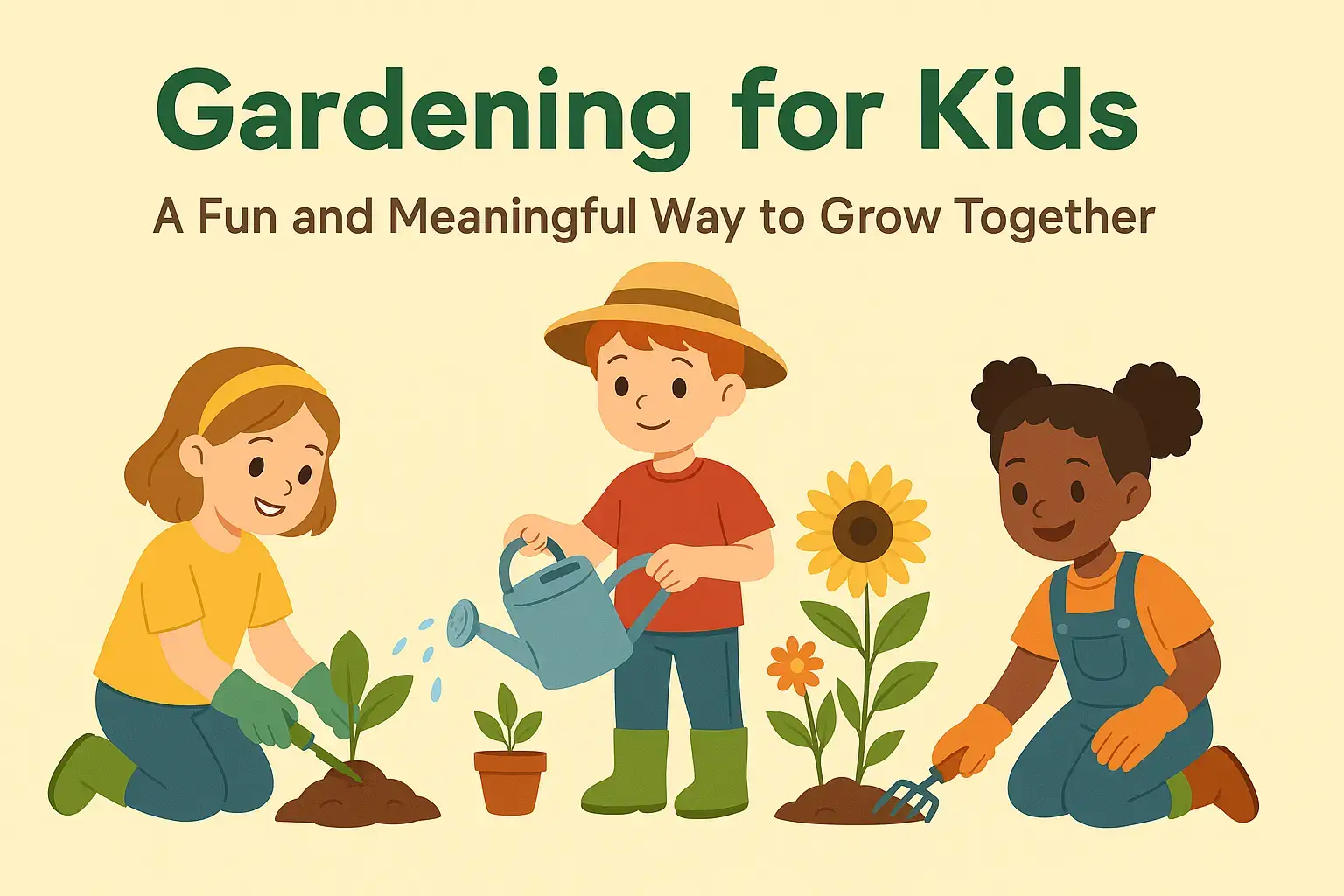 🌱 Gardening for Kids: A Fun and Meaningful Way to Grow Together