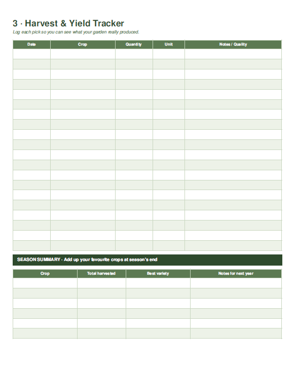 🌿 Gardening Planner Bundle  (PDF + Excel + Word)
