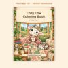 Cozy Cow Coloring Book — 20 Printable Pages (Instant PDF Download)